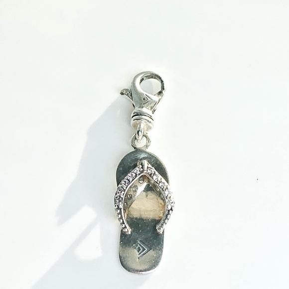 Silpada Vintage Sterling GLAM SANDAL Charm - Picture 1 of 5